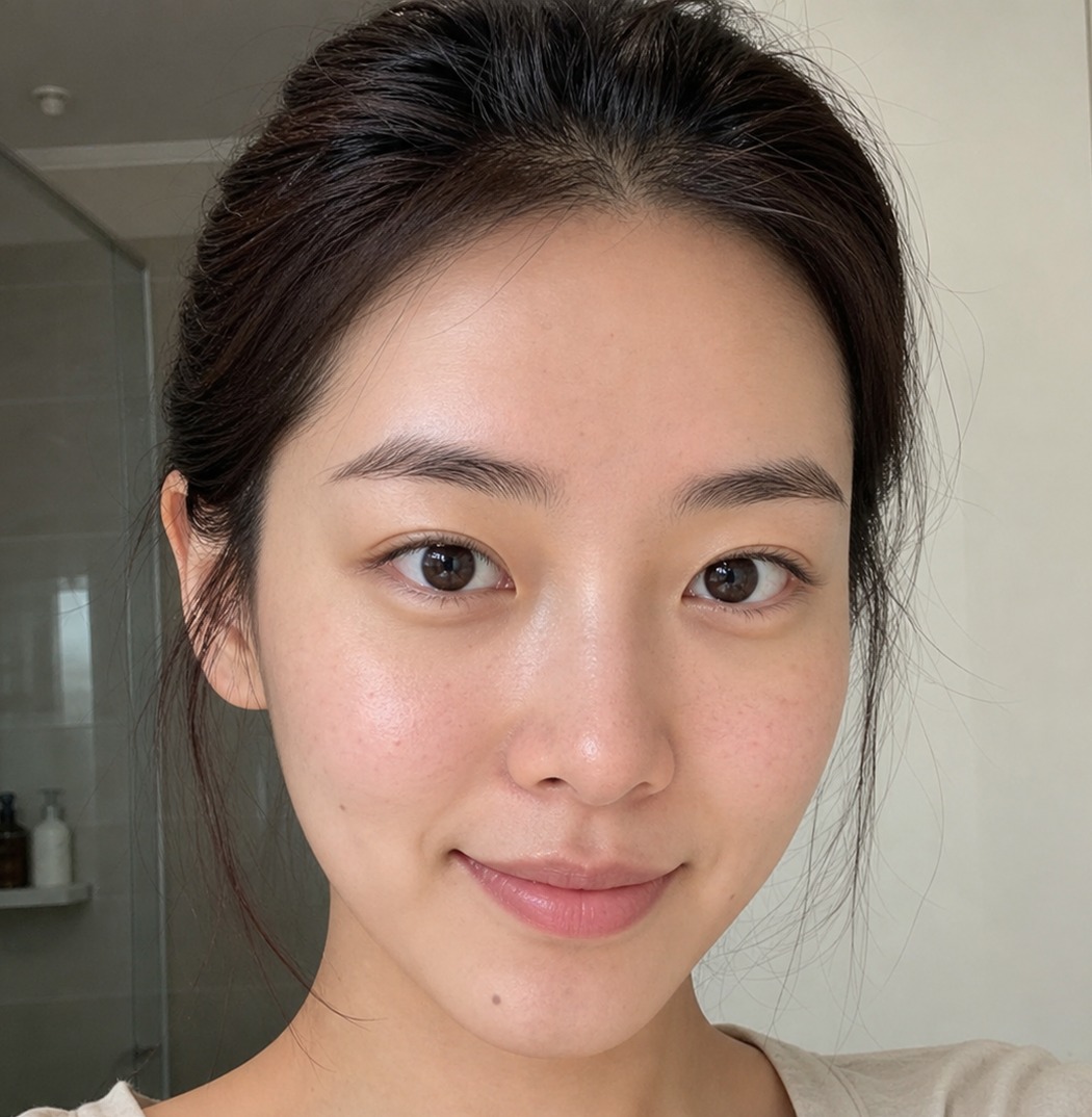오늘 피부 셀카